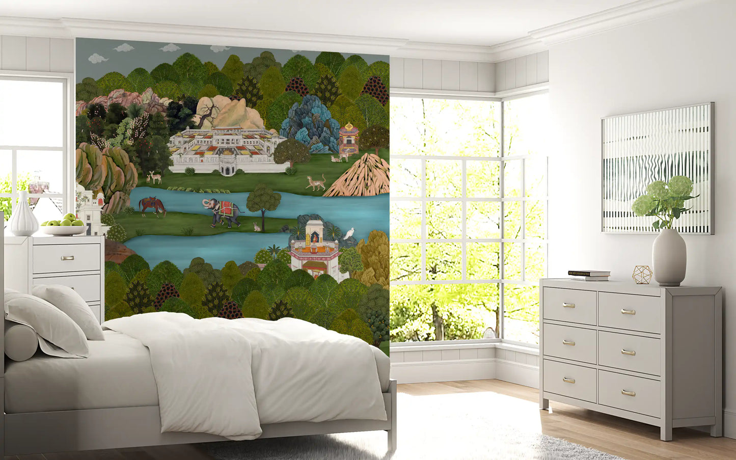 Mughal Oasis Landscape Wall Mural
