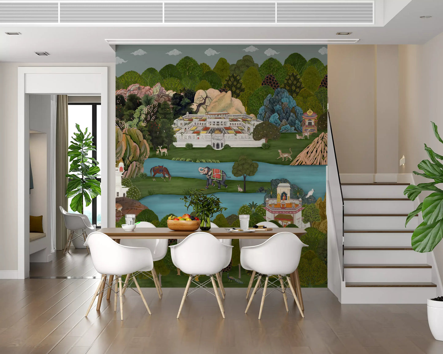Mughal Oasis Landscape Wall Mural