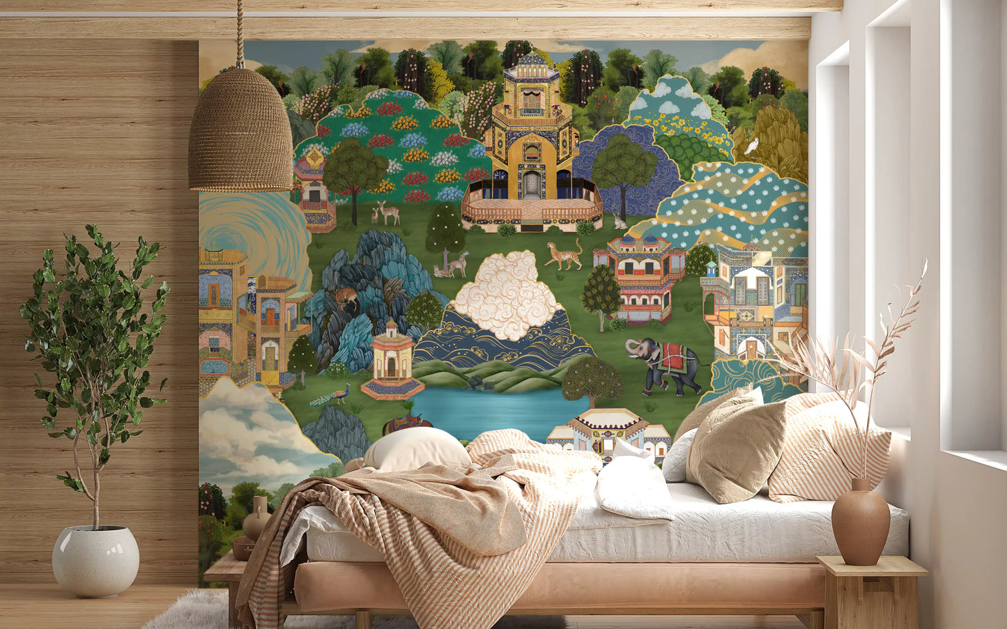 Royal Gardens of Mystical Lands Wall Mural