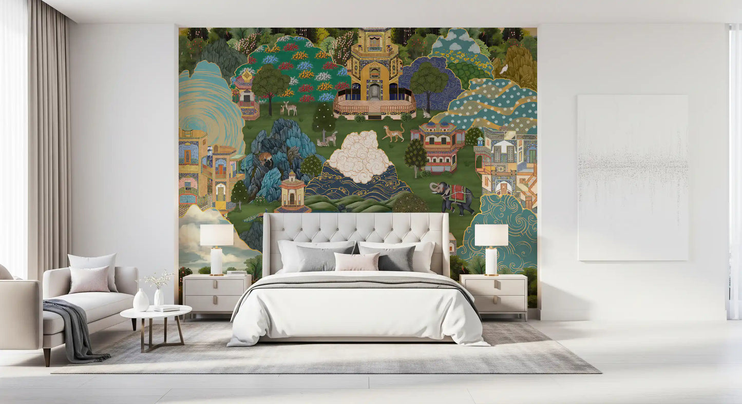 Royal Gardens of Mystical Lands Wall Mural