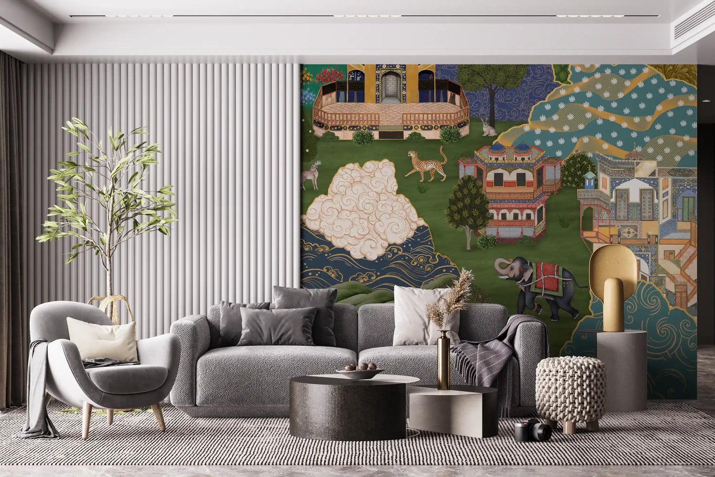 Royal Gardens of Mystical Lands Wall Mural