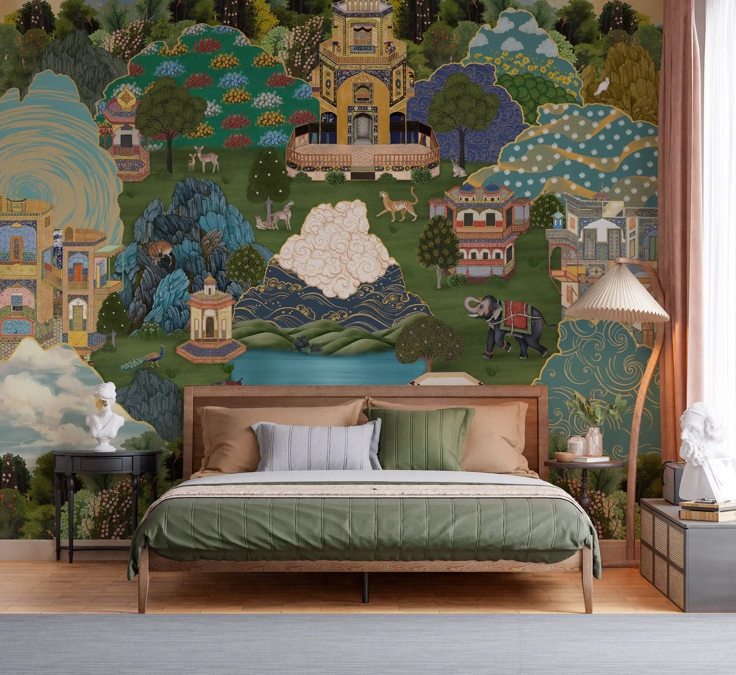 Royal Gardens of Mystical Lands Wall Mural