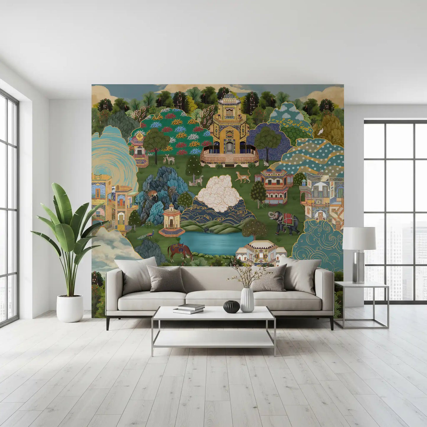 Royal Gardens of Mystical Lands Wall Mural