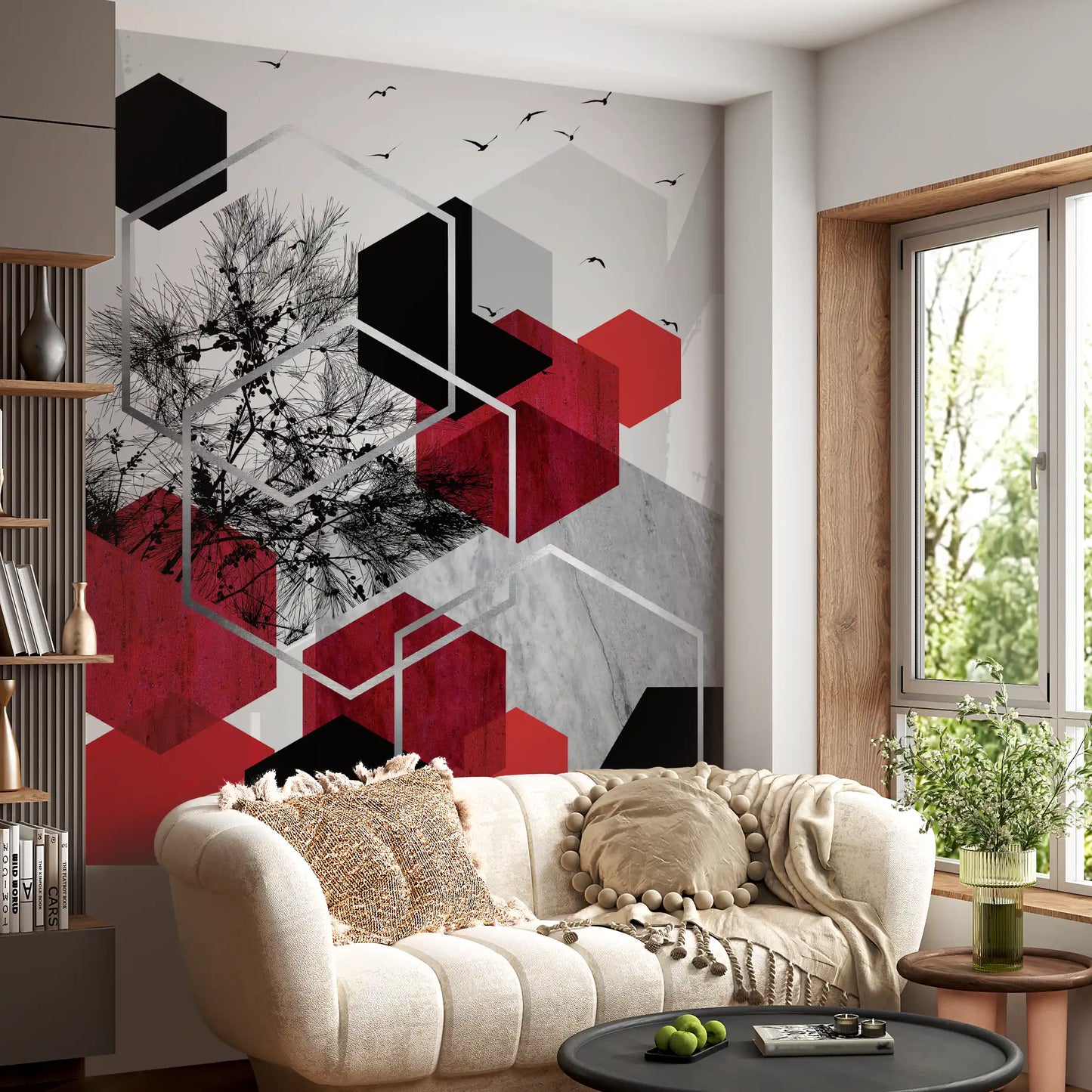 Urban Nature Contrast Wall Mural
