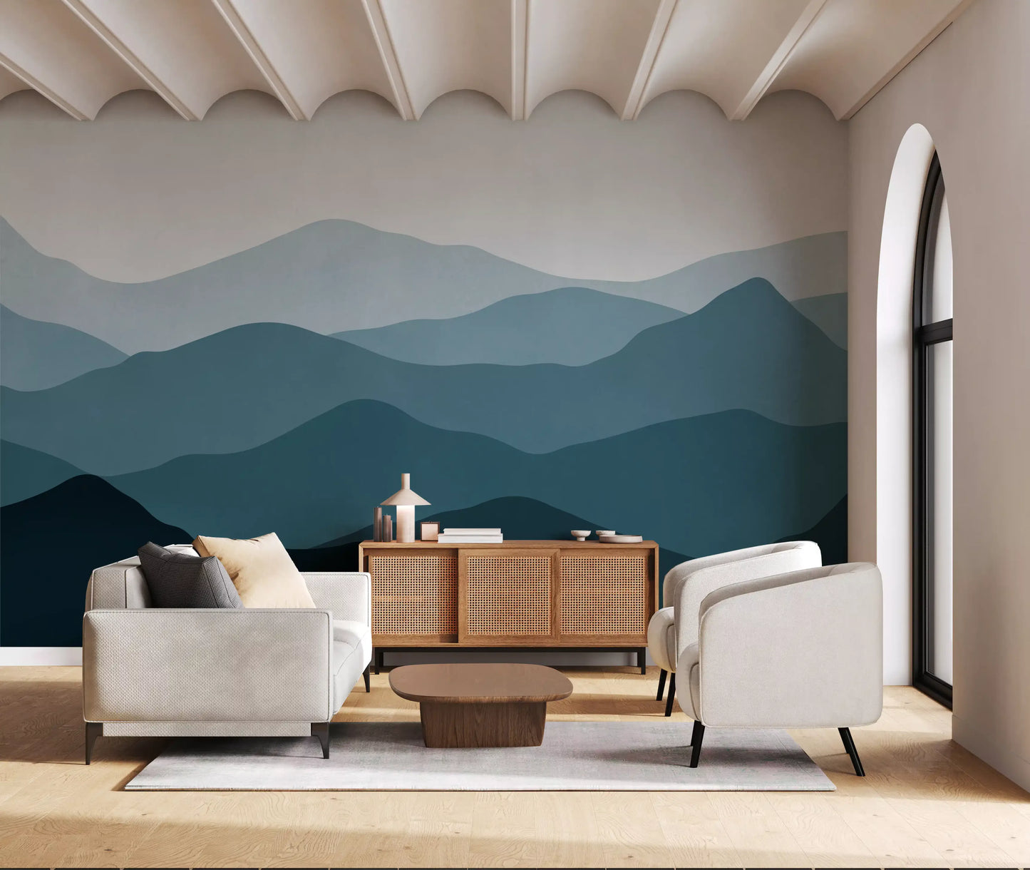 Layered Horizon 2 Wall Mural