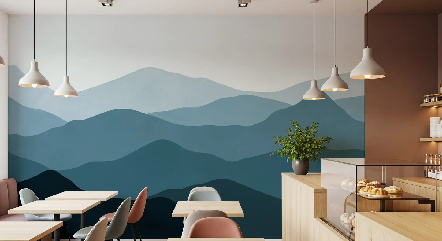 Layered Horizon 2 Wall Mural