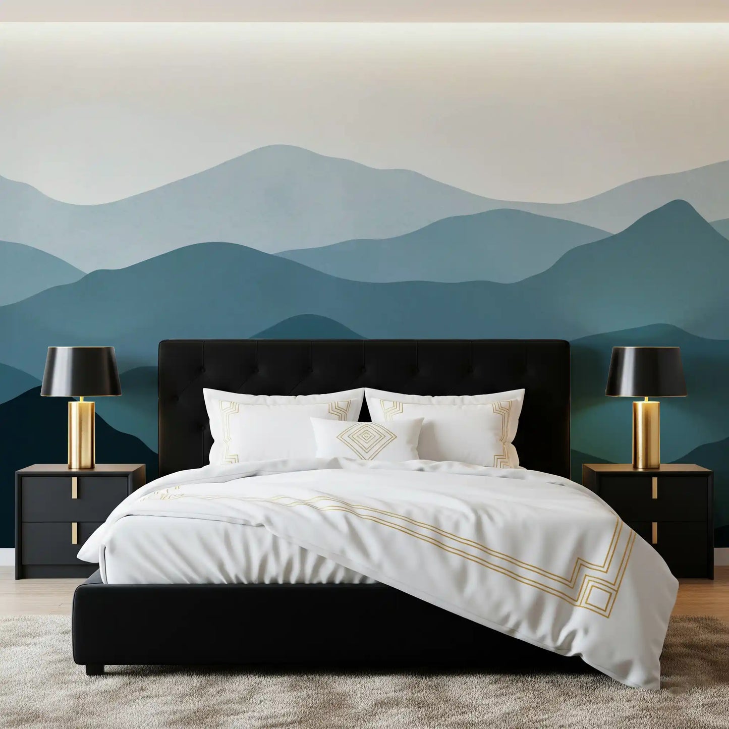 Layered Horizon 2 Wall Mural