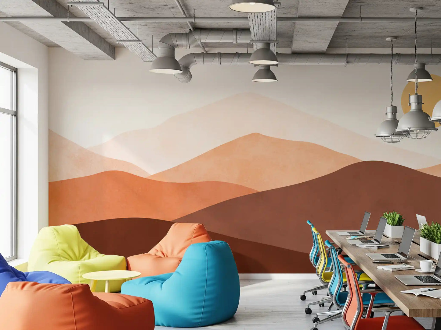 Desert Horizon Hues Wall Mural