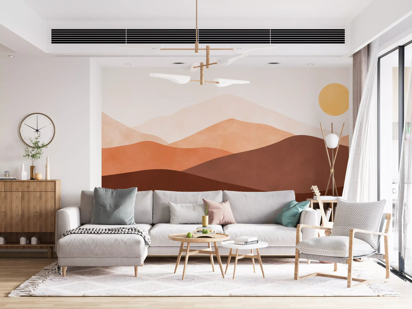 Desert Horizon Hues Wall Mural