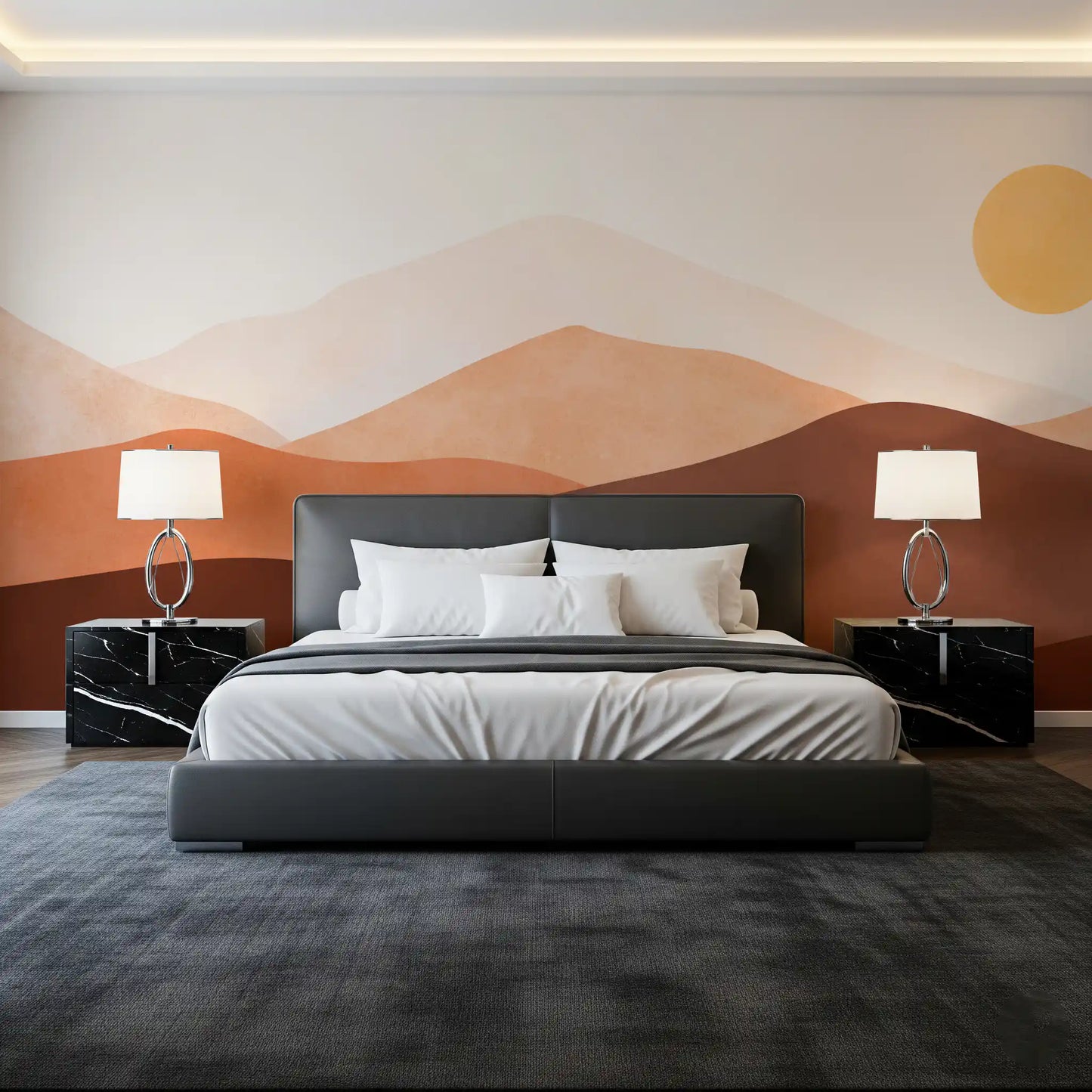 Desert Horizon Hues Wall Mural
