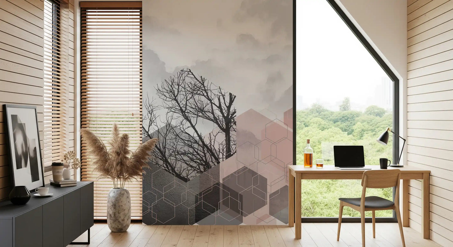 Geometric Serenity 2 Wall Mural
