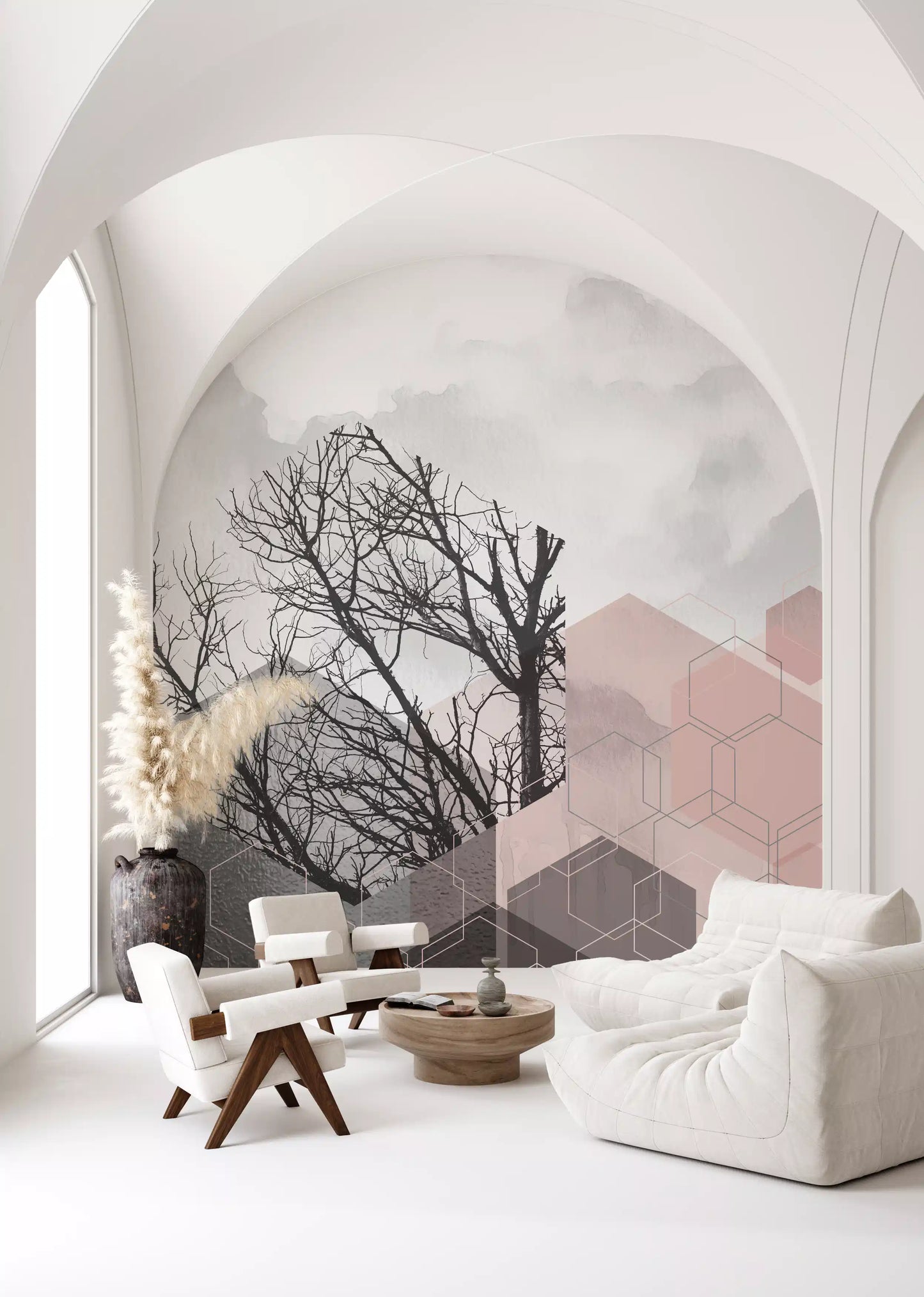 Geometric Serenity 2 Wall Mural