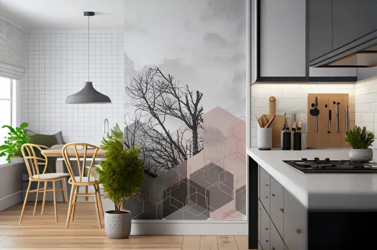 Geometric Serenity 2 Wall Mural