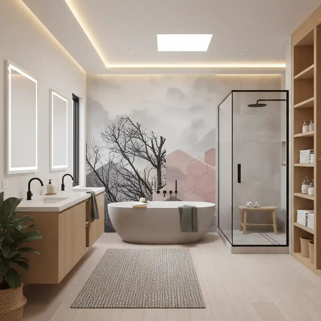 Geometric Serenity 2 Wall Mural