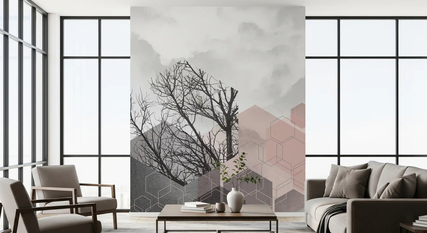 Geometric Serenity 2 Wall Mural
