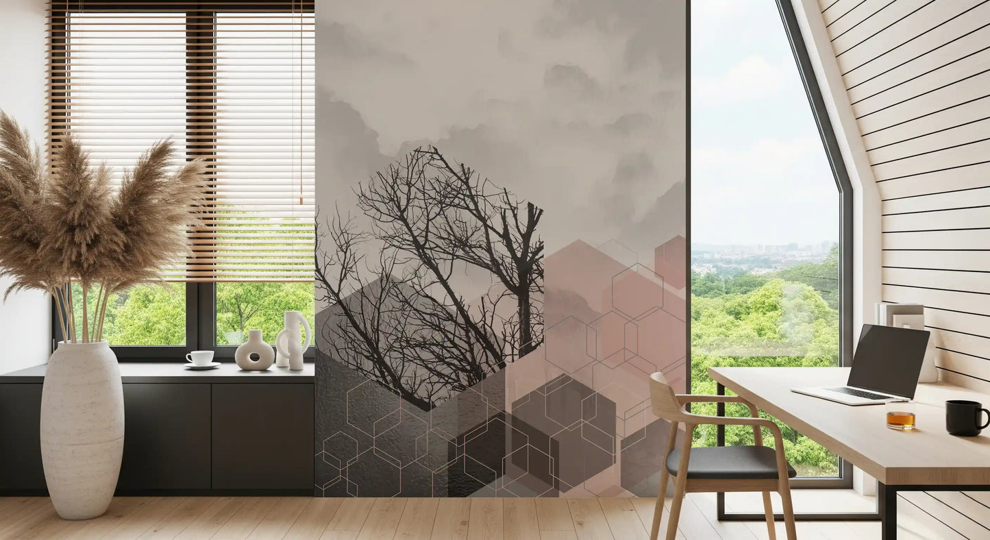 Geometric Serenity 2 Wall Mural