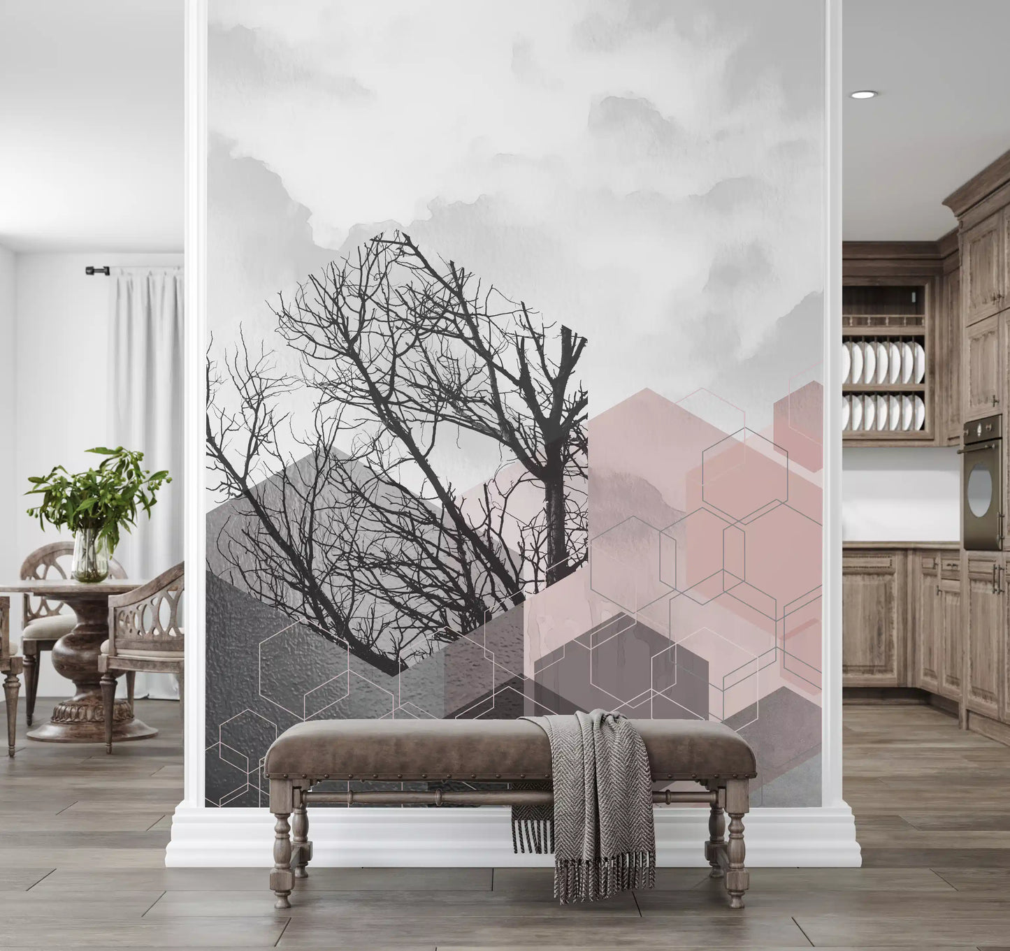 Geometric Serenity 2 Wall Mural