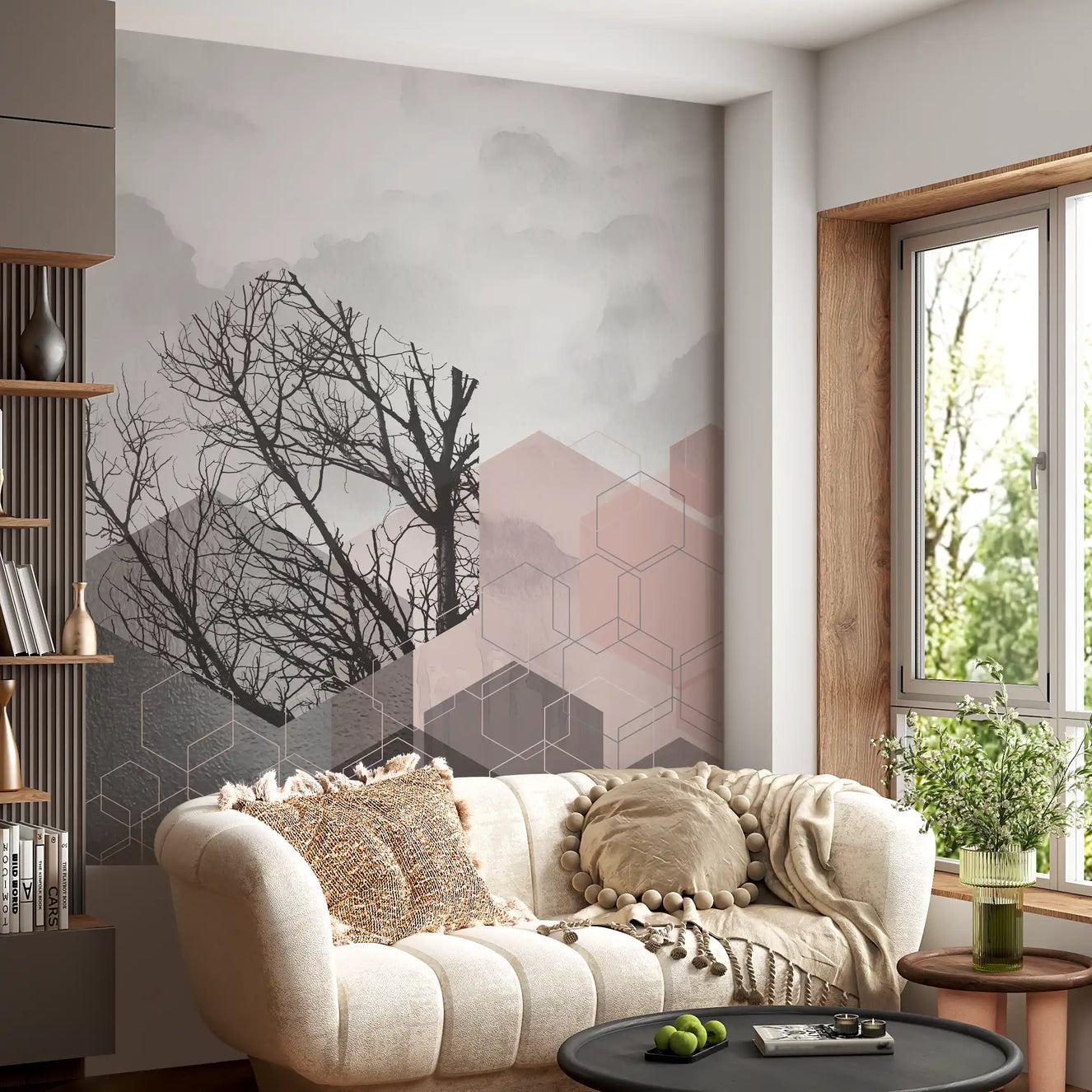 Geometric Serenity 2 Wall Mural