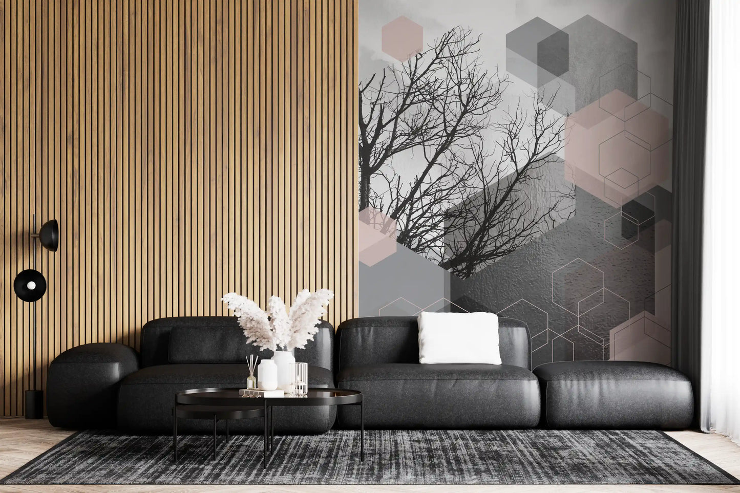 Geometric Serenity Wall Mural