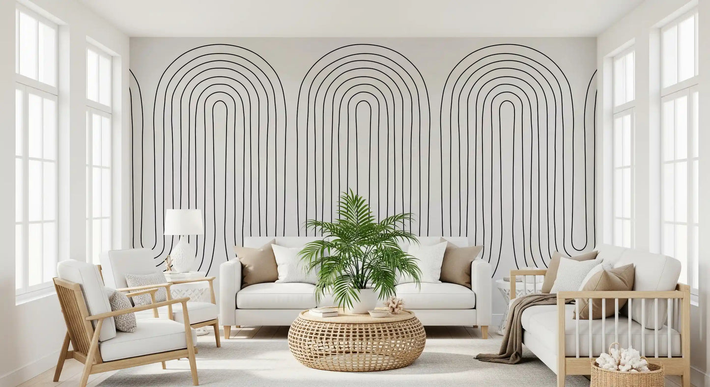 Subtle Arch Rhythm 2 Wall Mural