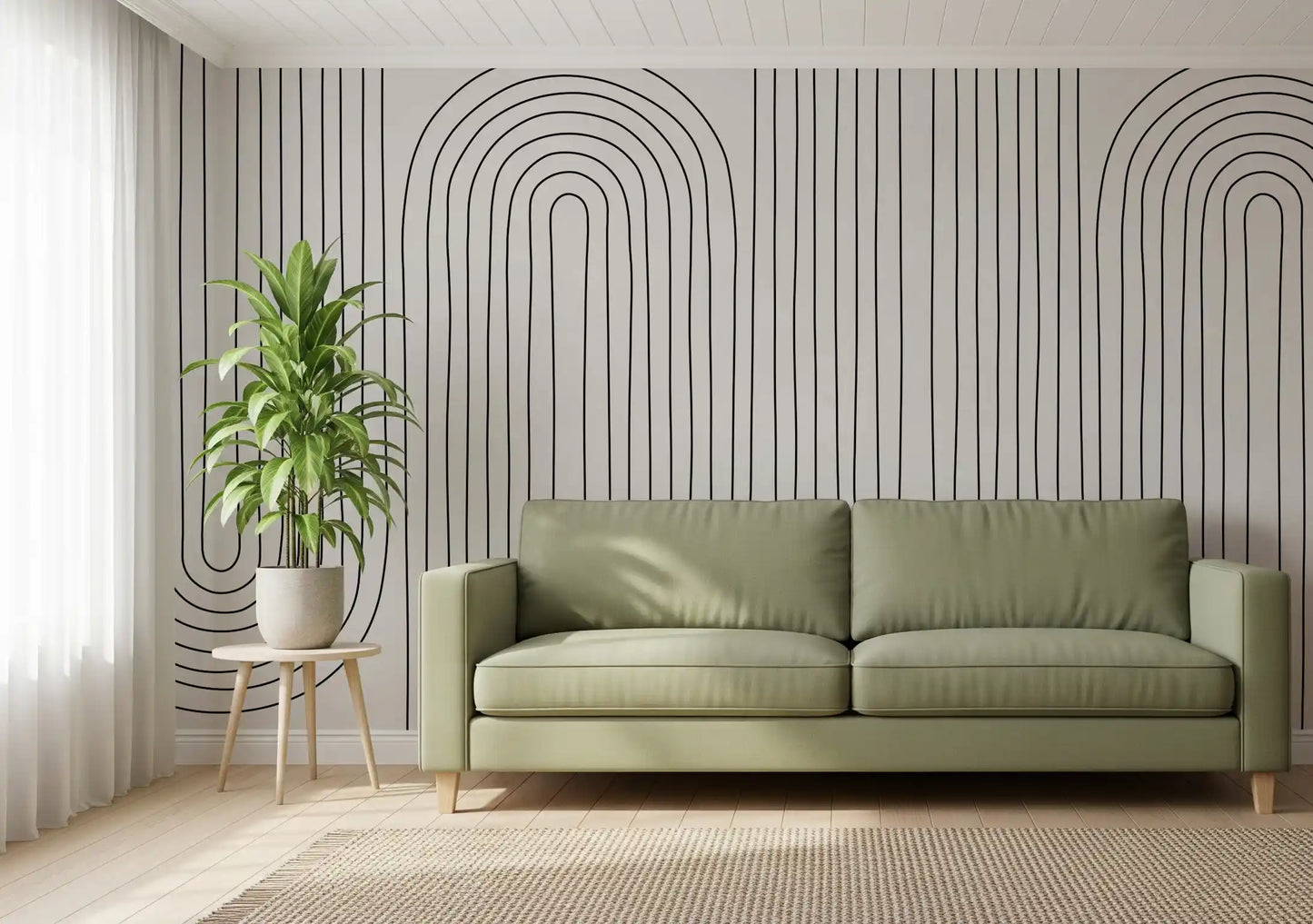 Subtle Arch Rhythm Wall Mural