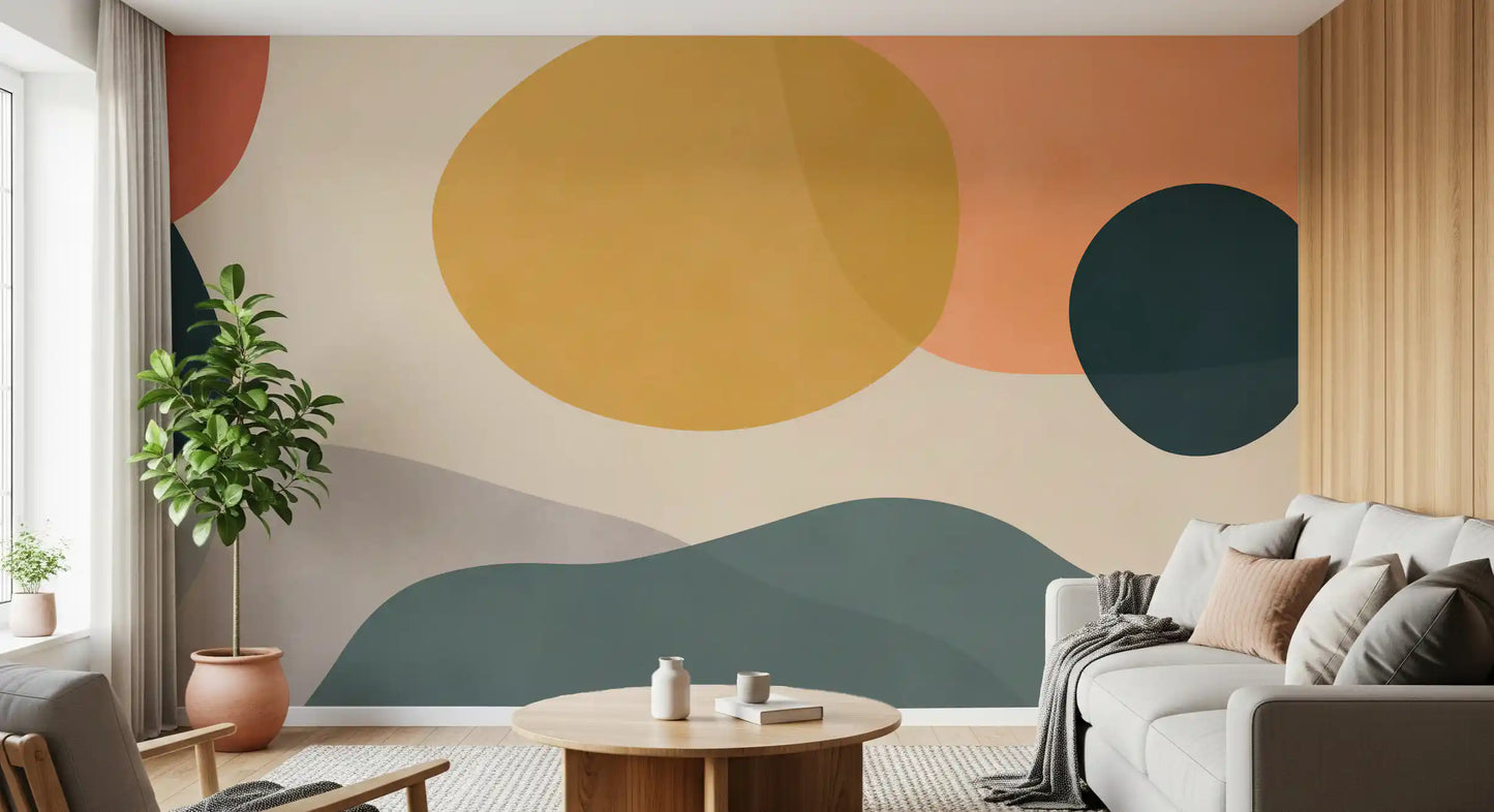 Abstract Earth Forms Wall Mural