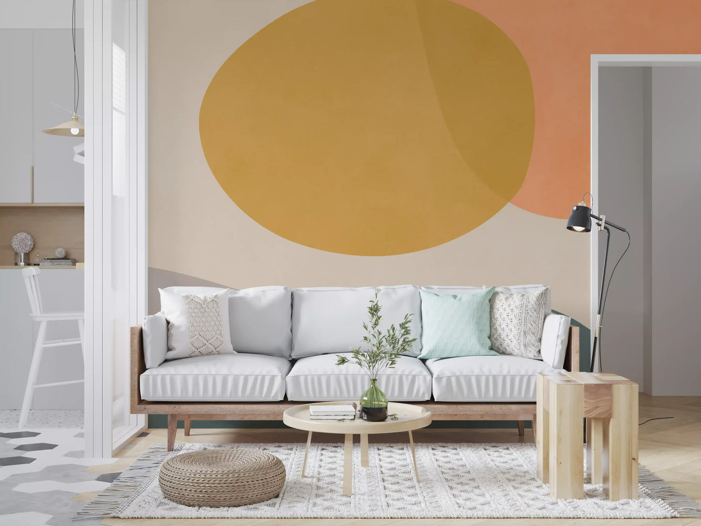 Abstract Earth Forms Wall Mural