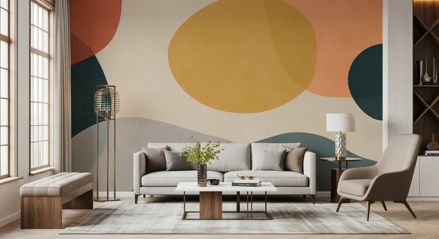 Abstract Earth Forms Wall Mural