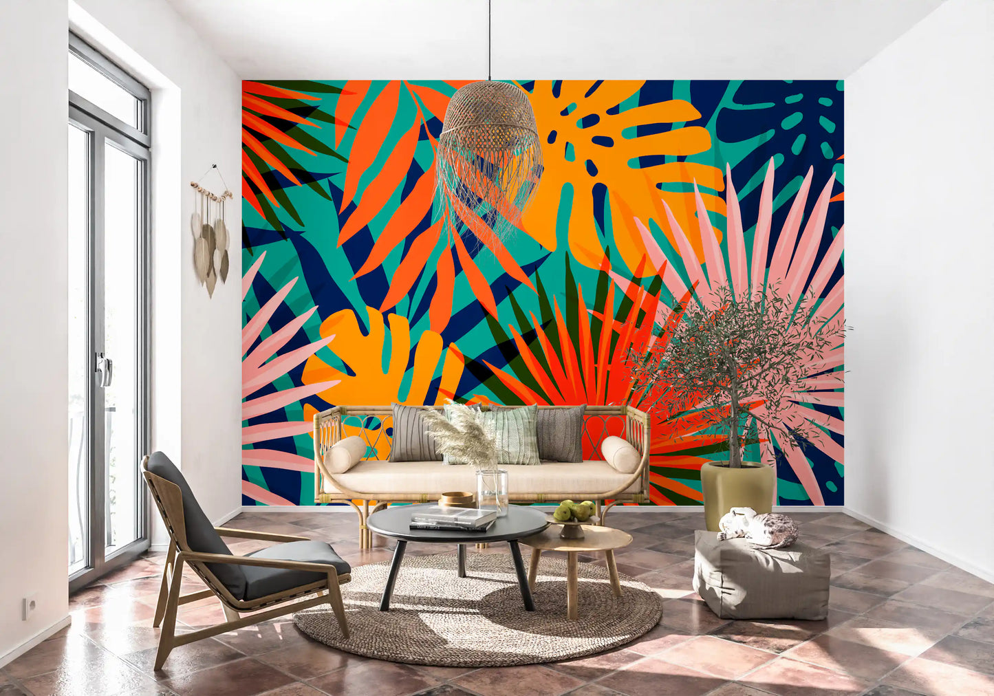Tropical pattern Wall Mural