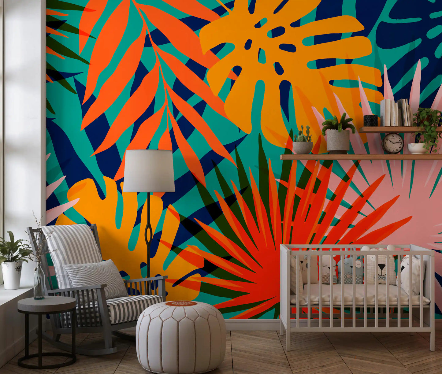 Tropical pattern Wall Mural