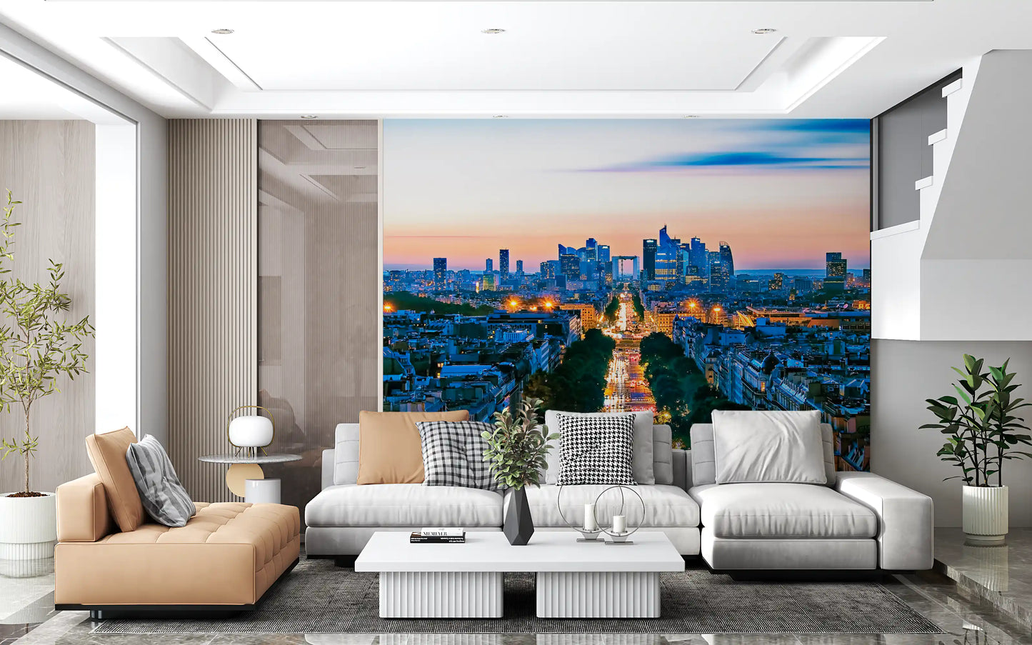 Champs-Élysées: Parisian Dusk Wall Mural