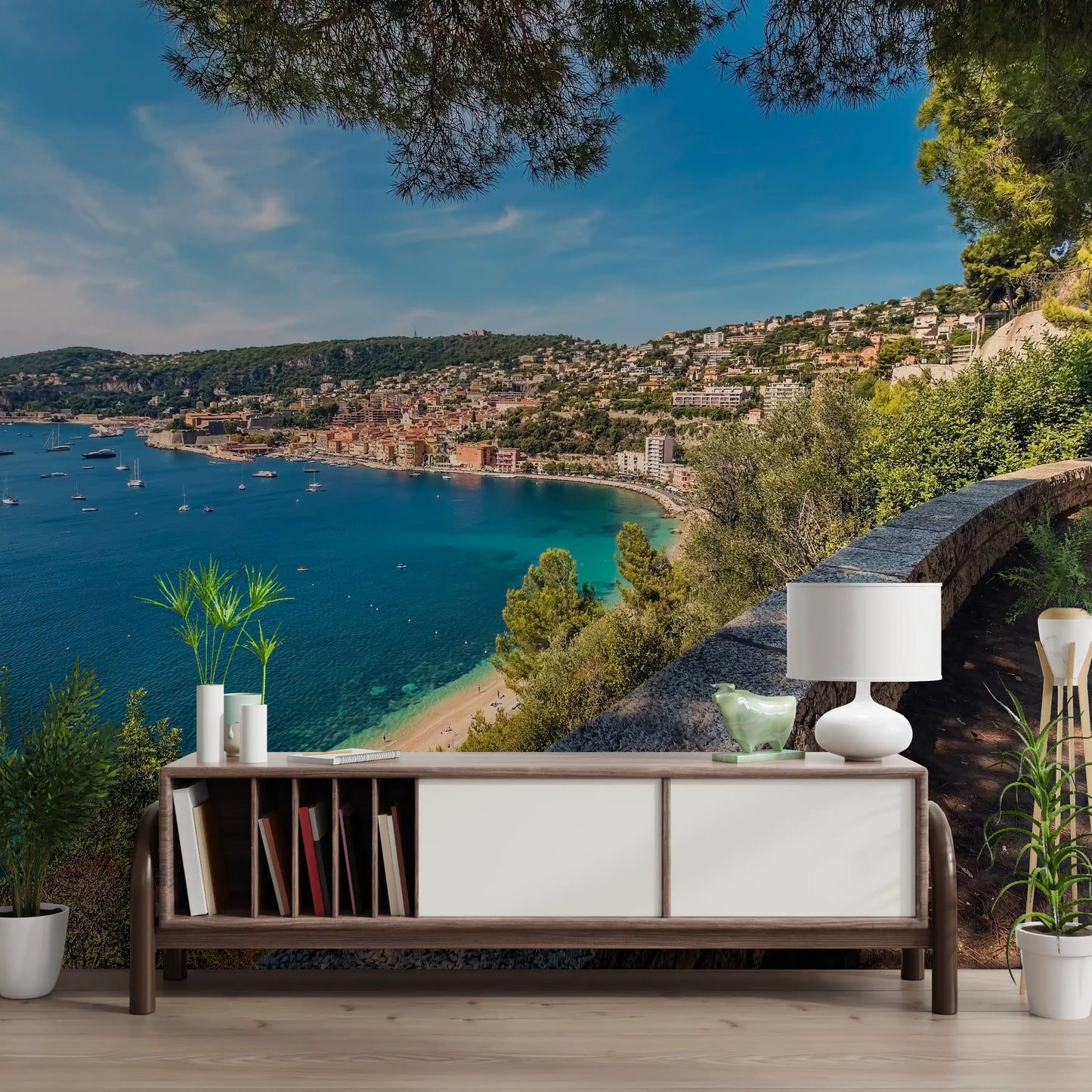 Villefranche-sur-Mer Coastal Escape Wall Mural