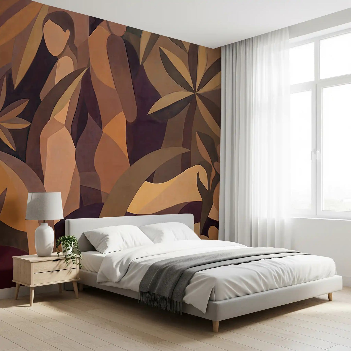 Amber Muse Wall Mural