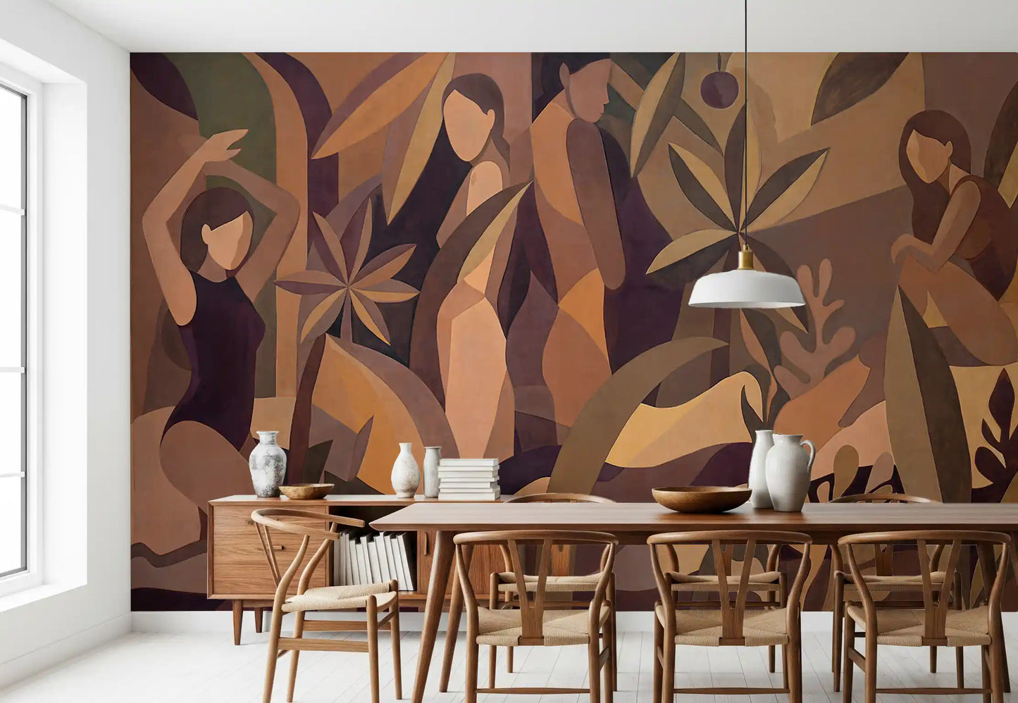 Amber Muse Wall Mural