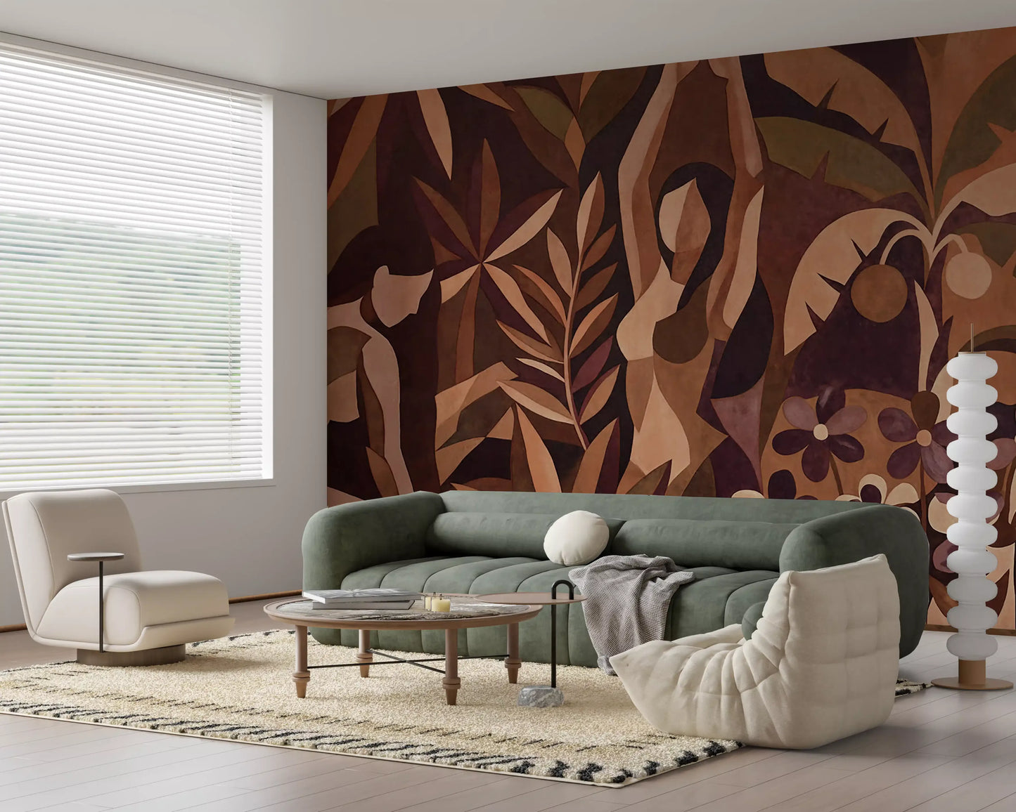 Amber Veil Wall Mural