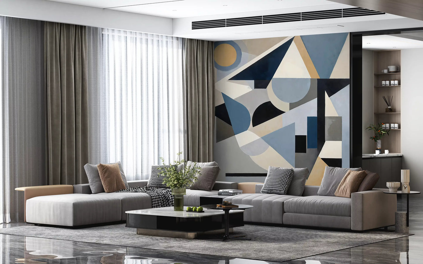Avant Construct Wall Mural