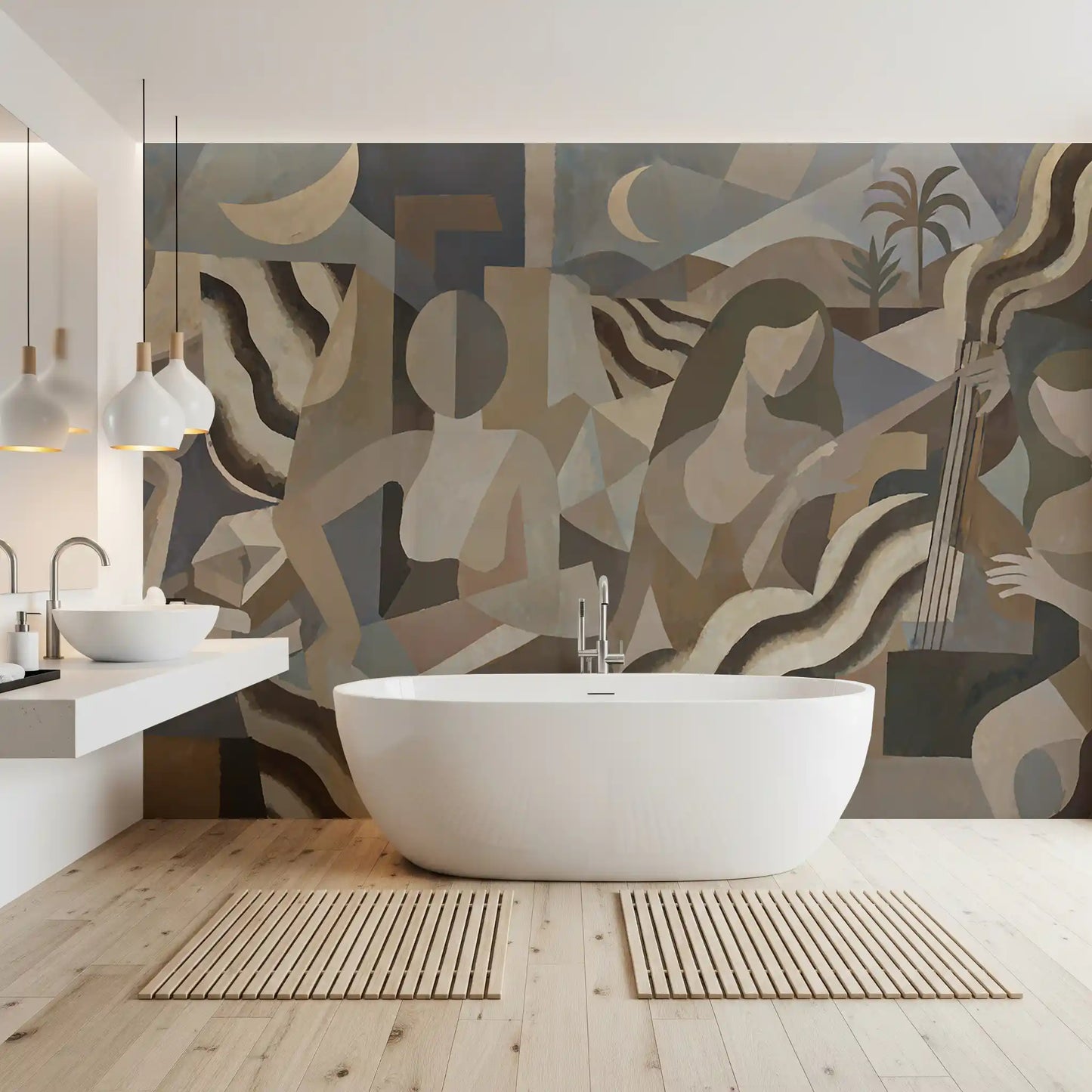 Lunar Drift Wall Mural