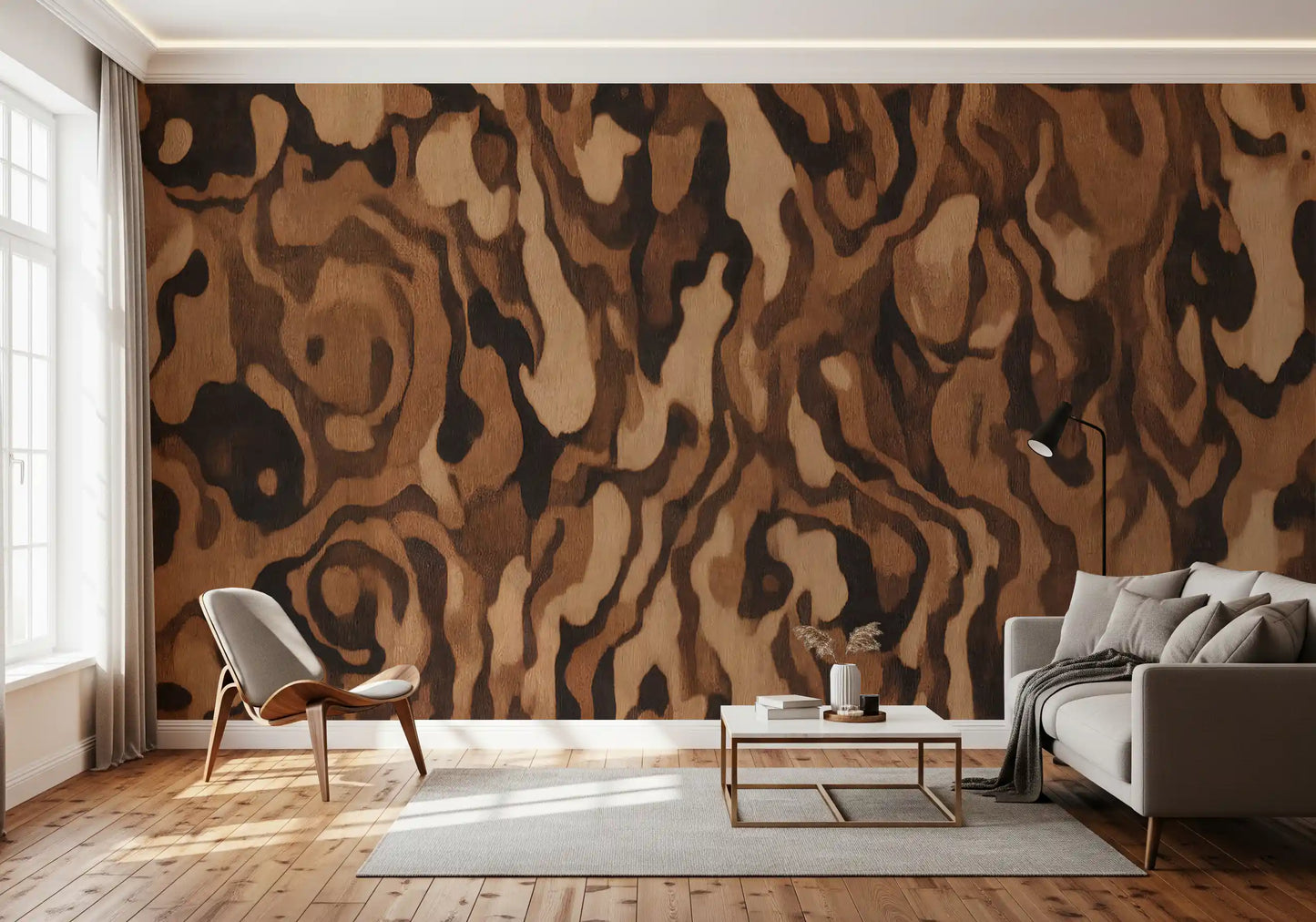 Ettore Grain Wall Mural