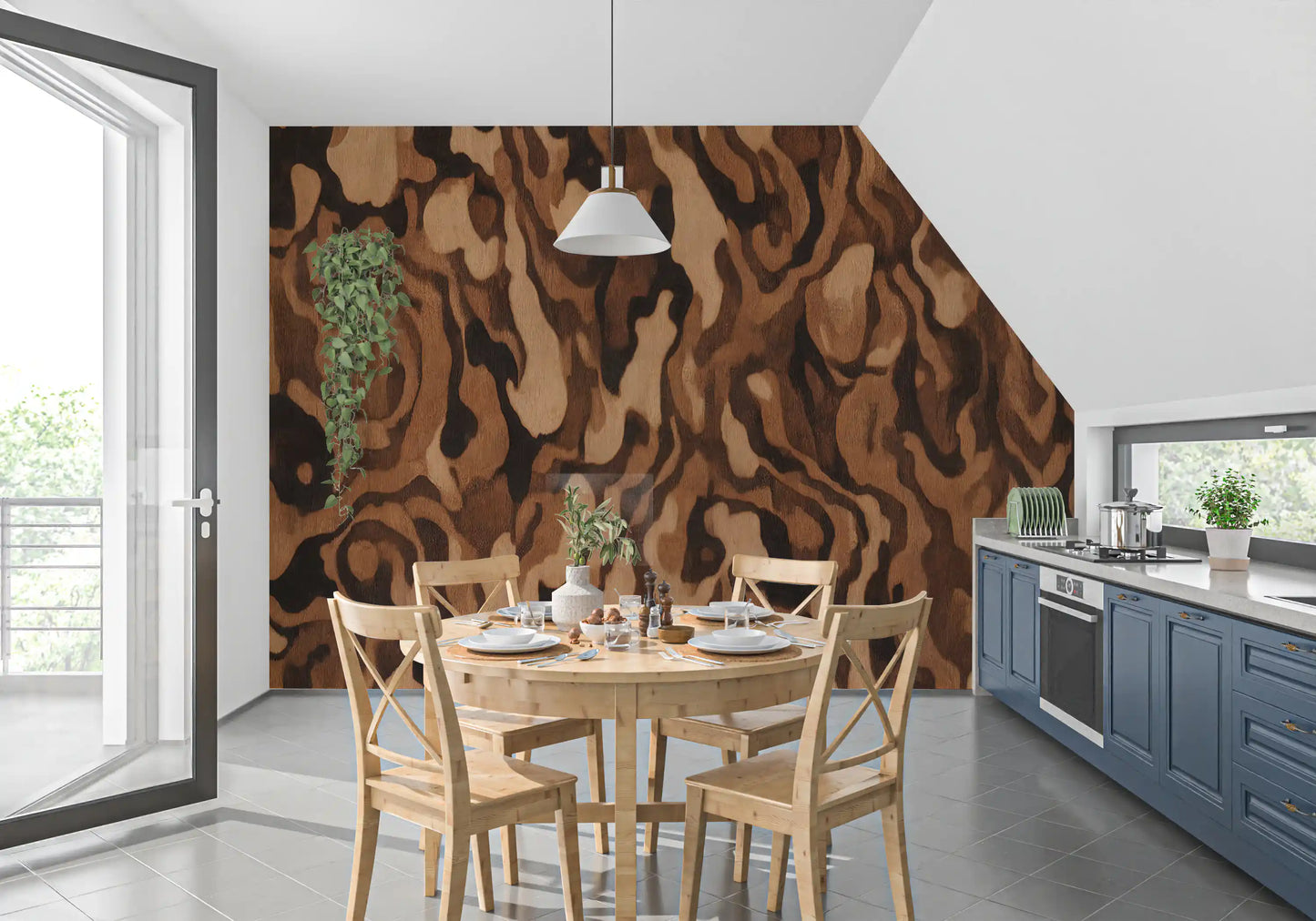 Ettore Grain Wall Mural