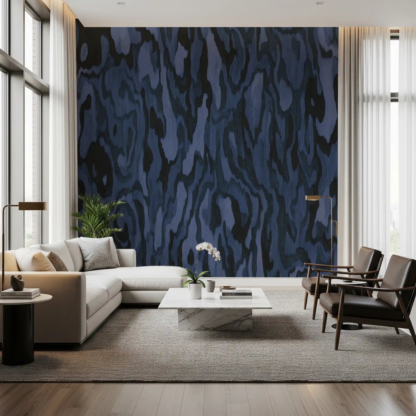 Ettore Burl Wall Mural