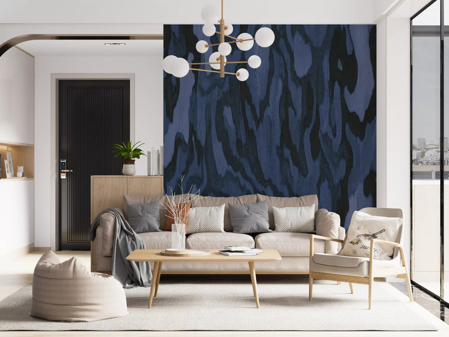 Ettore Burl Wall Mural