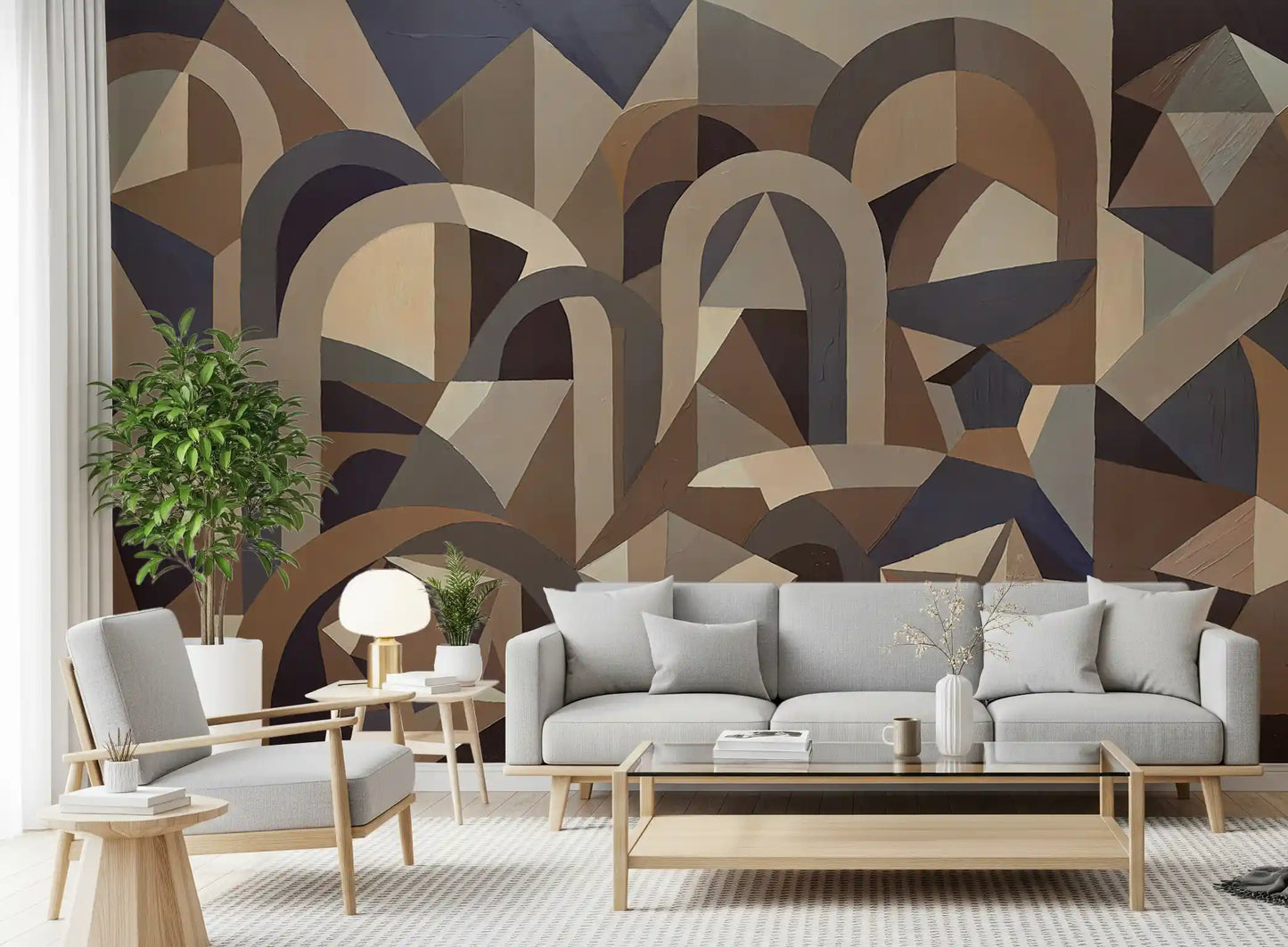 Silent Axis Wall Mural
