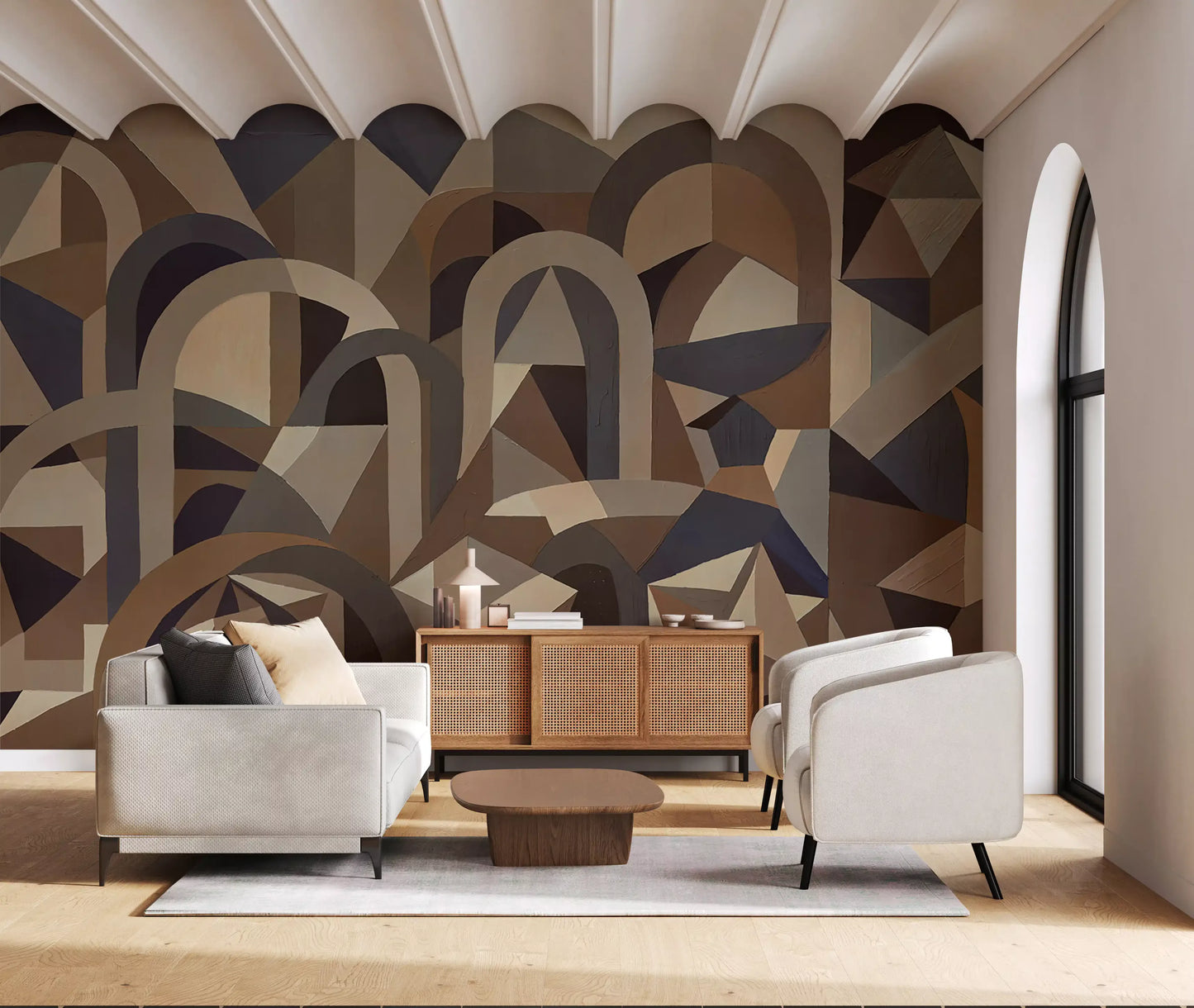 Silent Axis Wall Mural