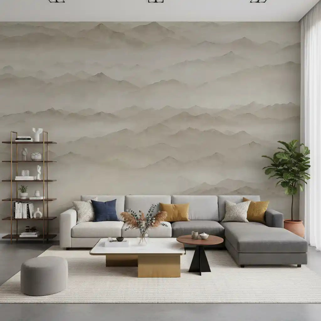 Roerich Peaks Wall Mural