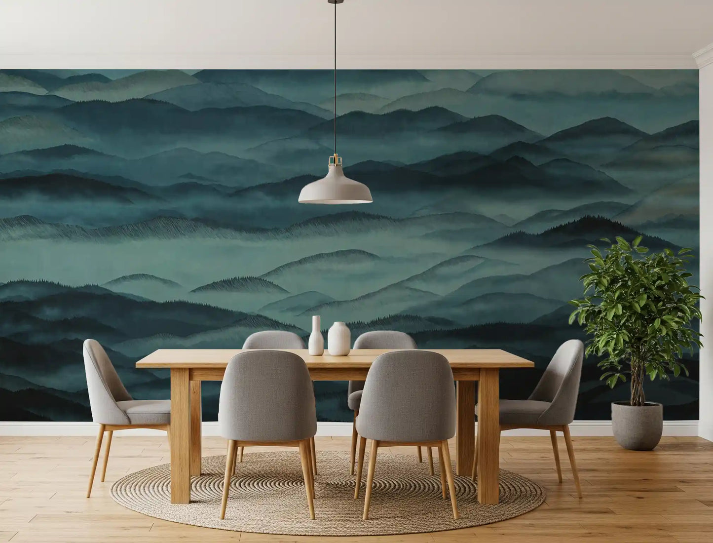 Roerich Hills Wall Mural