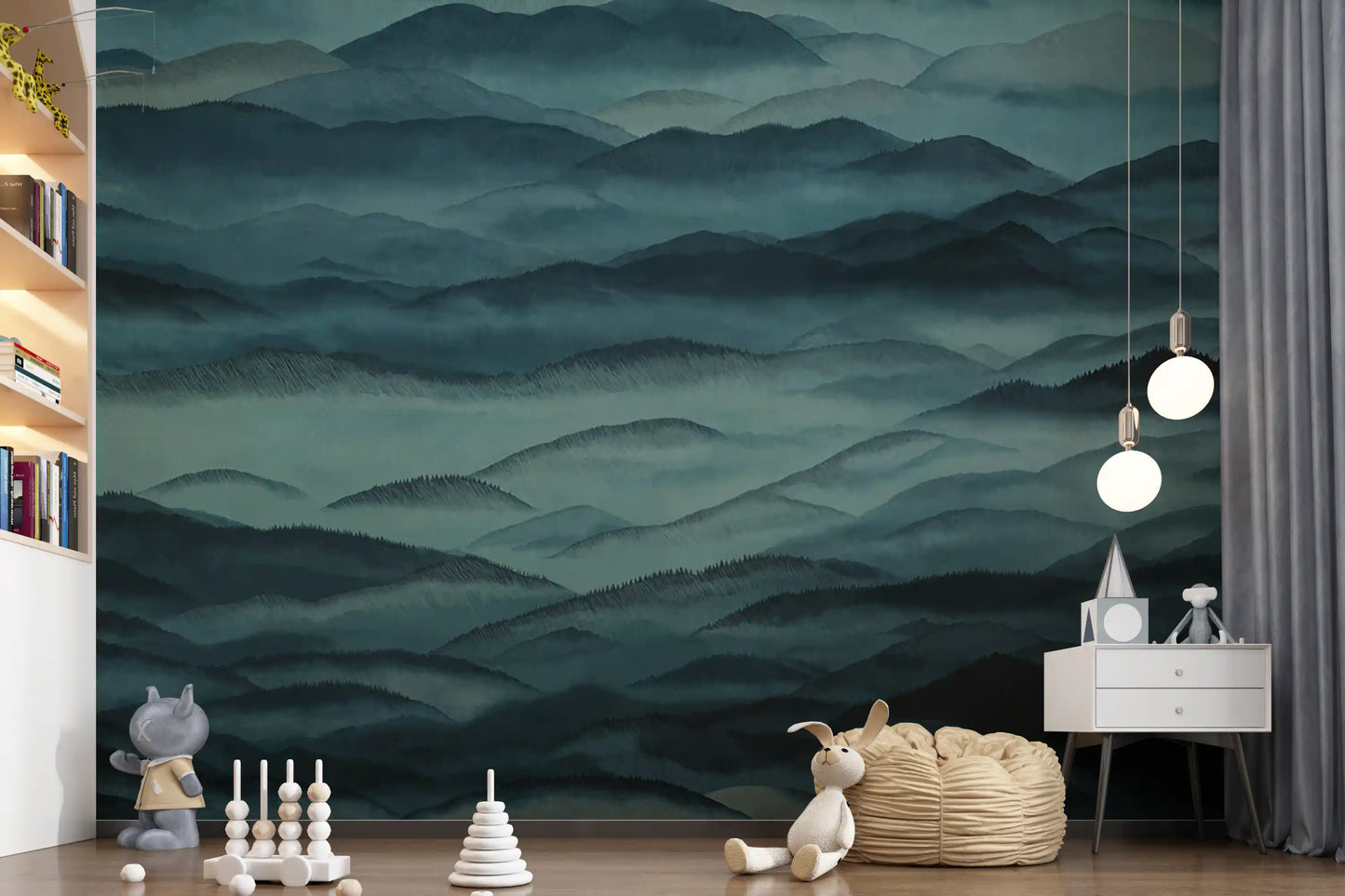 Roerich Hills Wall Mural