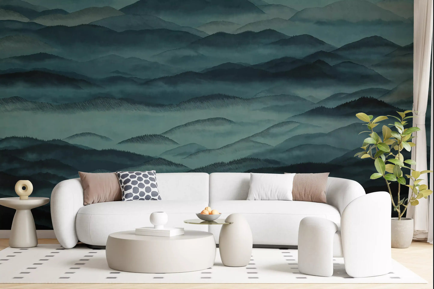 Roerich Hills Wall Mural