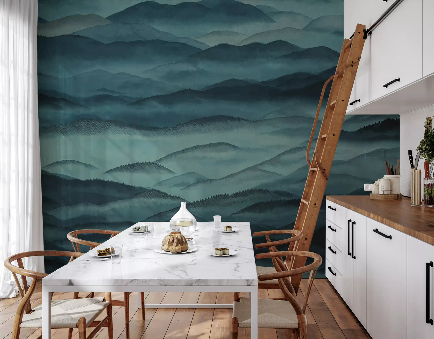 Roerich Hills Wall Mural