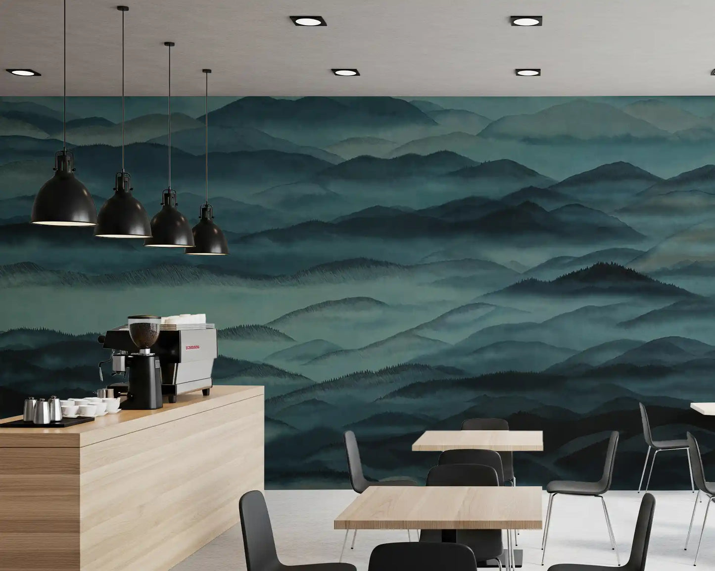 Roerich Hills Wall Mural