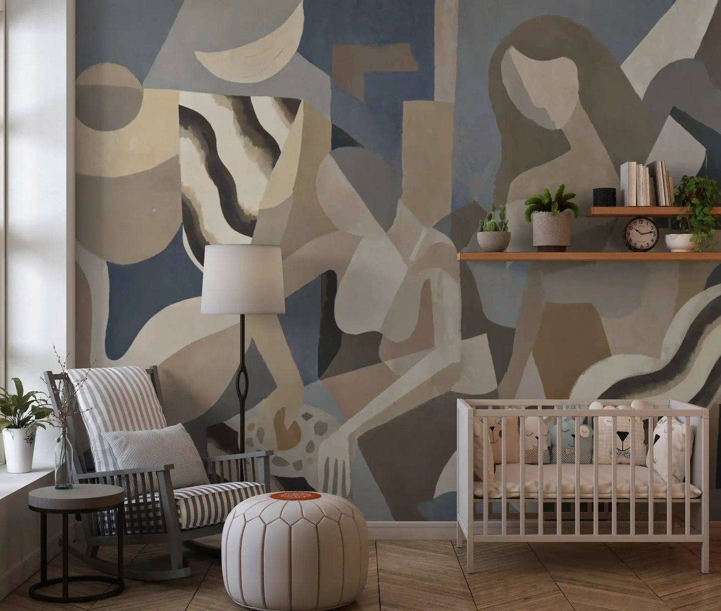 Lunar Smoke Wall Mural